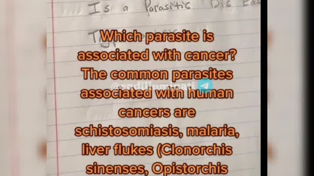 Parasites are cause of cancer in the human body! Detox yourself!.mp4