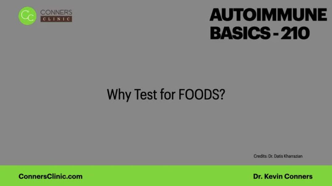 Why Test for FOODS? | Conners Clinic