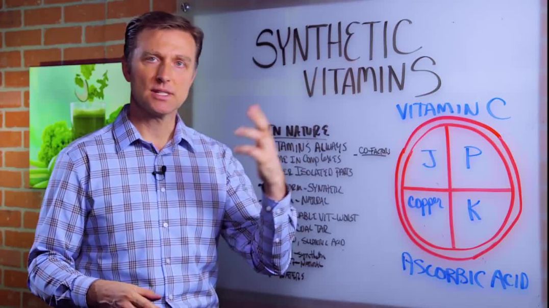 The diffrence between synthetic  vs.natural vitamins