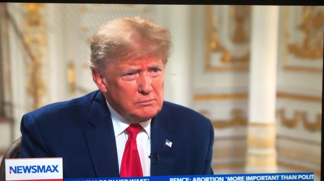 Great Interview with President Trump by Greg Kelly -on NewsMax 4-24-23