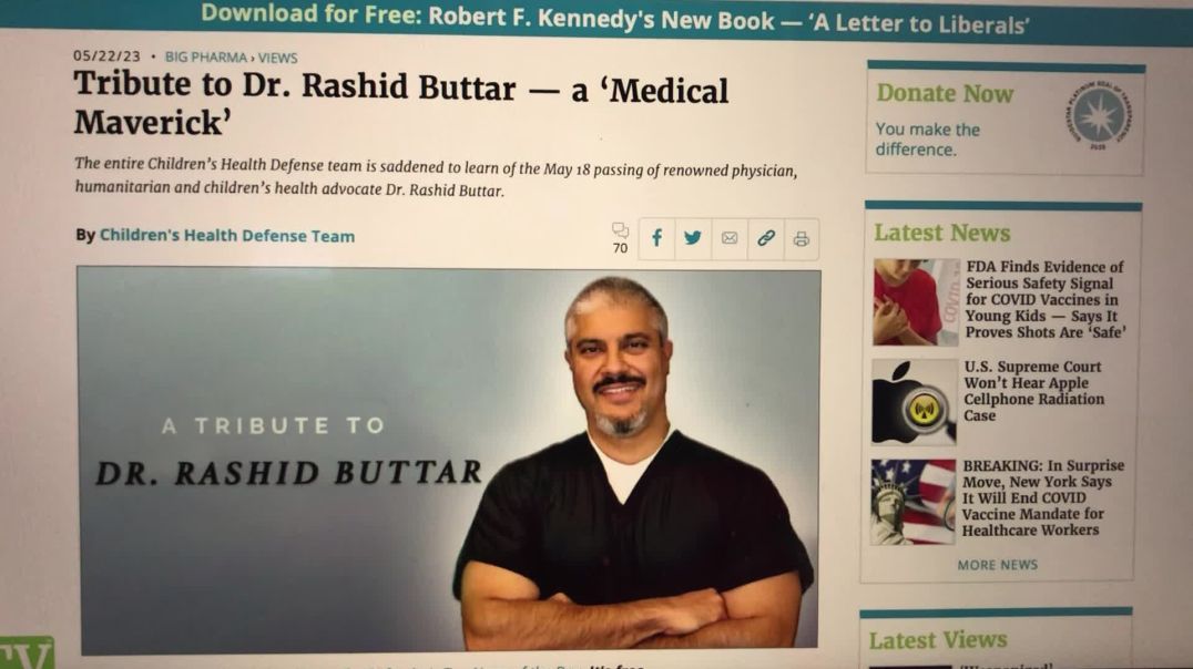 CHD Honors Dr Rashid Buttar   (Tribute to Dr Buttar article link included below).