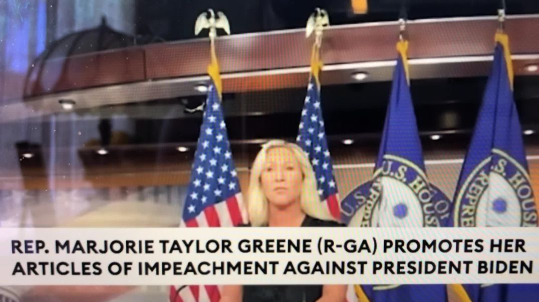 BREAKING NEWS: Marjorie Taylor Greene Announces Articles Of Impeachment Against Biden, Garland, Wray