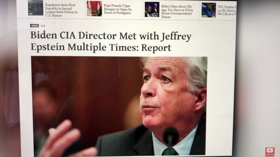 Current Biden CIA Director met with Jeffrey Epstein Several Times. Dr Steve Turley