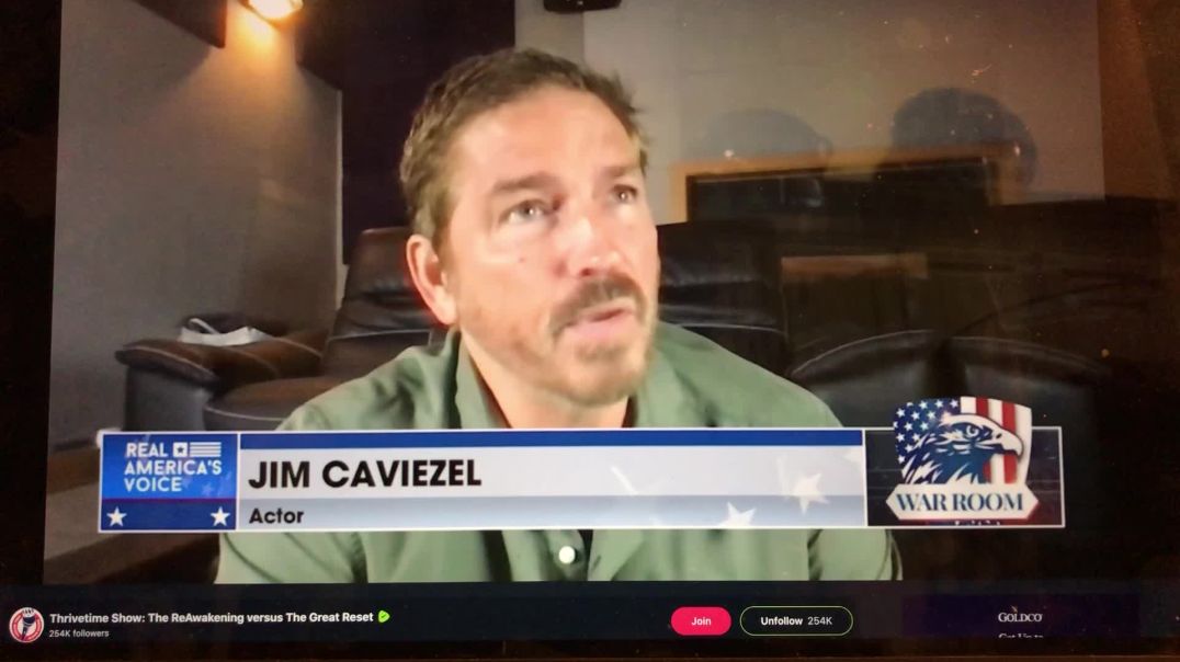 Jim Caviezel on "The Sound of Freedom"  Angel.com/sof  -Please pass this on.