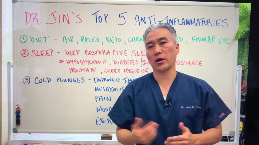 Dr. Jin's---TOP 5 ANTI-INFLAMMATORIES  (link below)