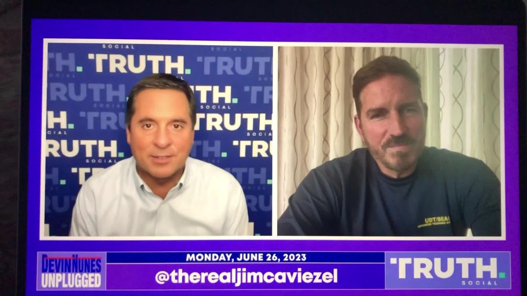 Devin Nunes Interviews Jim Caviezel - Get Your Tickets Now-Make a Statement