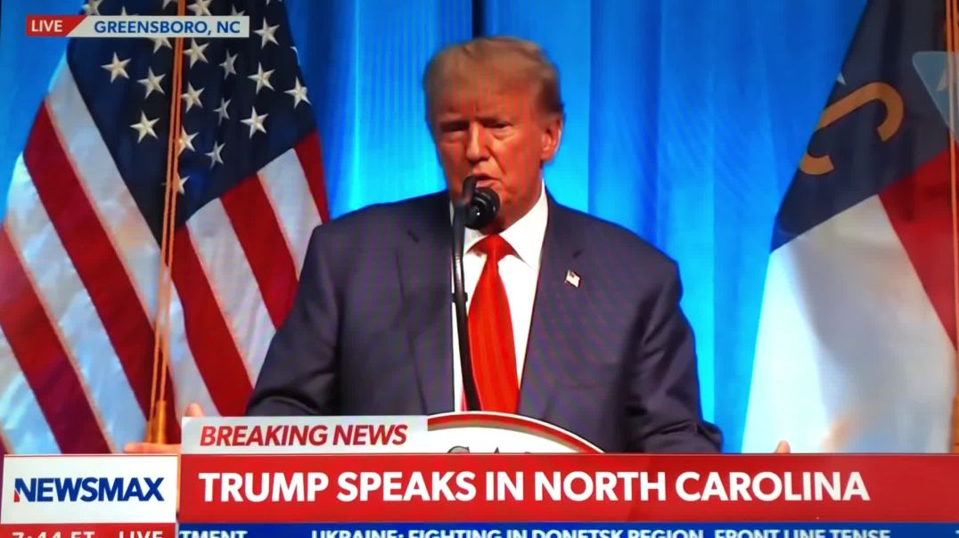 President Trump is Speaking in North Carolina